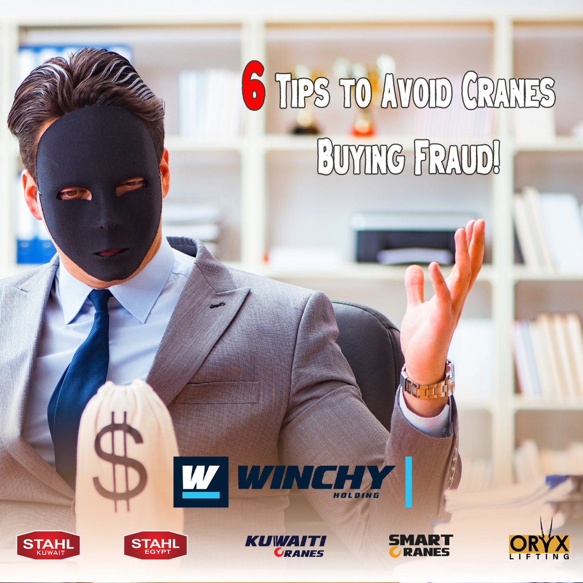 KuwaitiCranes's tweet photo. Crane Buying Fraud Prevention Tips:
Research reputable sellers with positive reviews.
Verify seller's credentials, and licenses.
Request relevant documentation.
Inspect the crane in person for wear, damage
Be cautious of unrealistically low prices.
Trust your instincts, https://t.co/uN8BMYc8q4