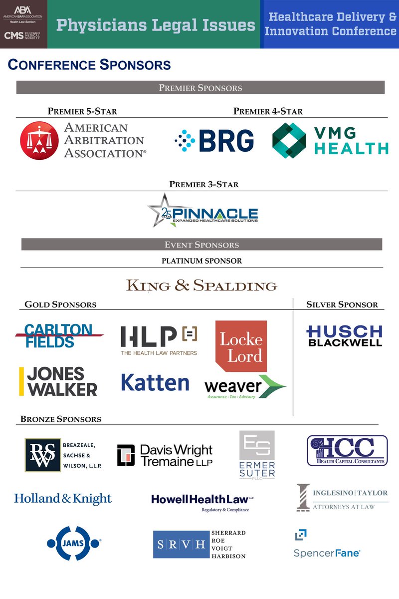 Thank you to our sponsors for making today’s program possible! #PLI2023