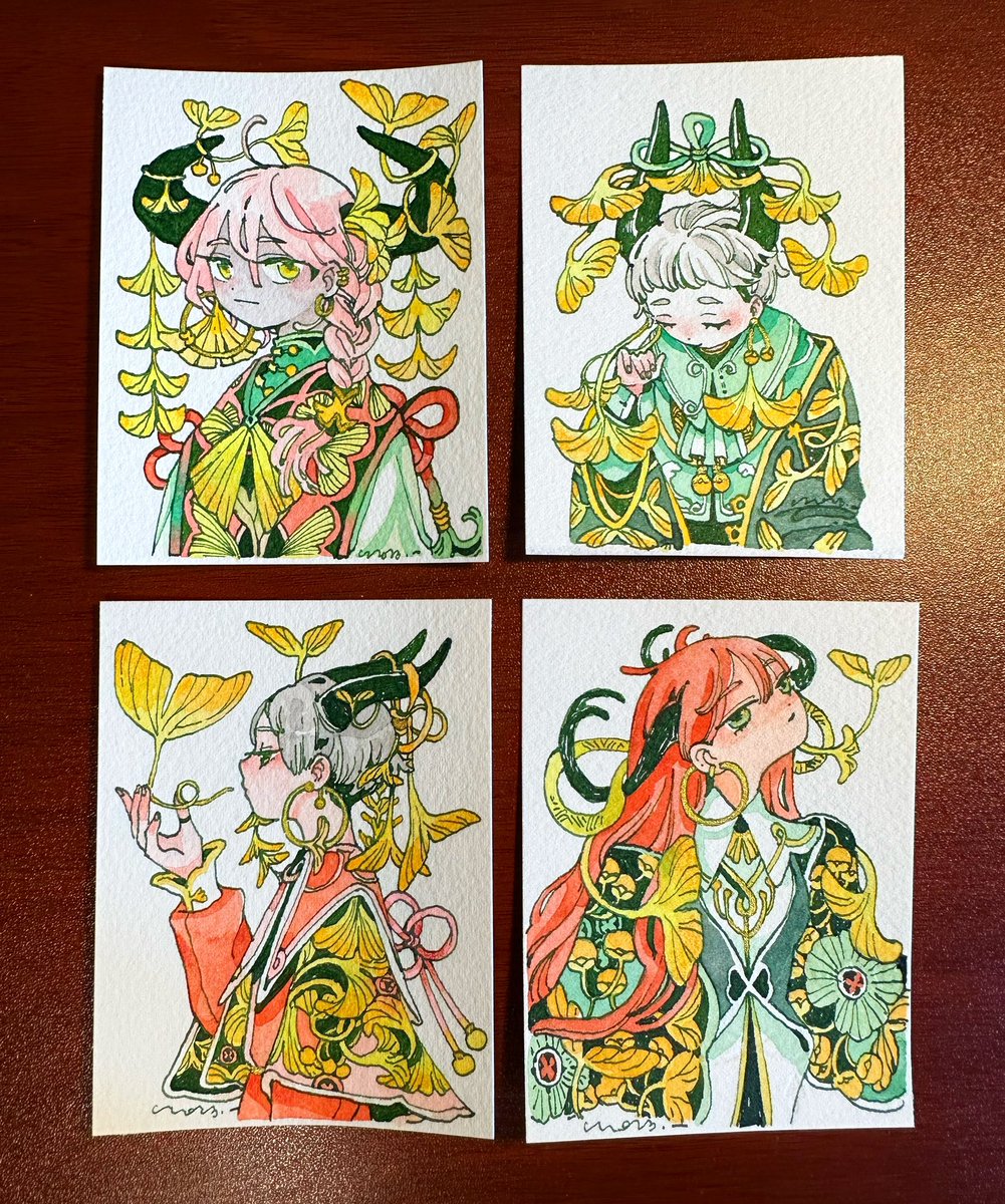 Some original paintings added~  🌱🌱