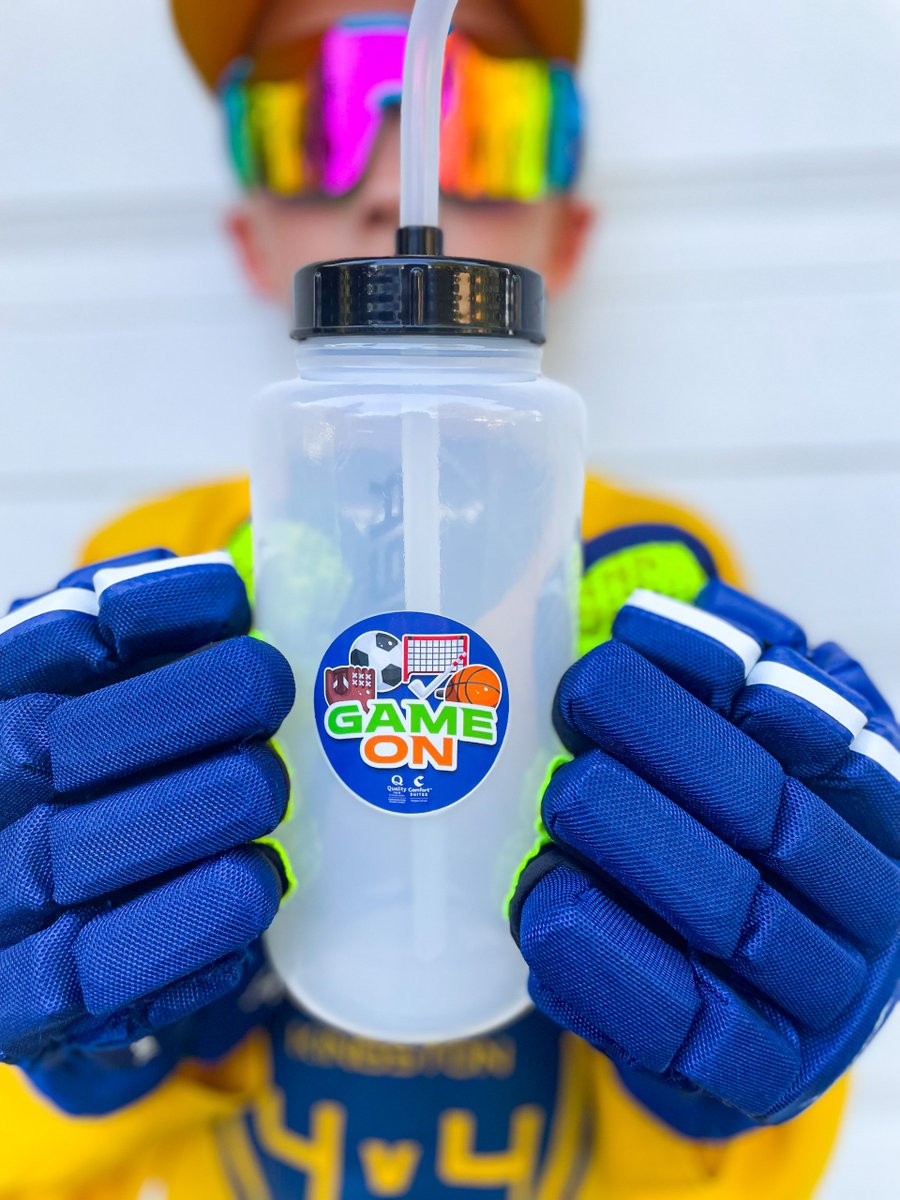 Game on, Kingston🏒  

We're lacing up for hockey season and all set to welcome teams to our property. We've even prepared GAME ON sports stickers to hand out to players at check-in. Get ready to amp up the team spirit and show your hockey pride on your water bottles!