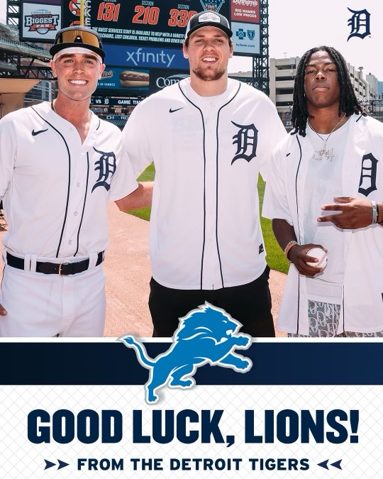 #RepDetroit with #OnePride. Good luck this season, @Lions!