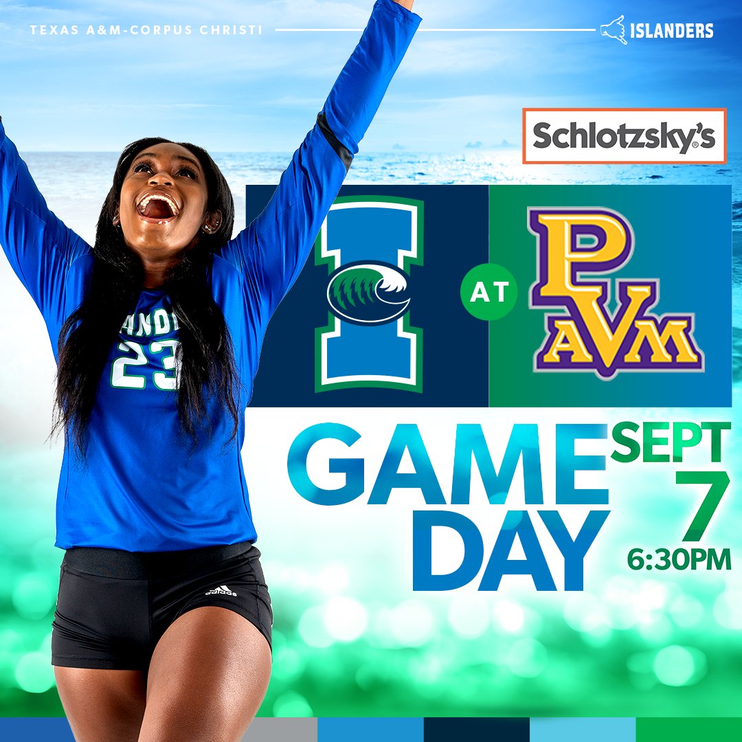 HOME OPENER!!

🆚 Prairie View A&amp;M
🔷 Islanders Classic, presented by Schlotzsky's
📍 Dugan Wellness Center
⏲️ 6:30 p.m.
📺 bit.ly/3LffUUy
📊 bit.ly/3PtpNAE
🎟️ bit.ly/481XiRU

#ShakasUp 🤙🏐