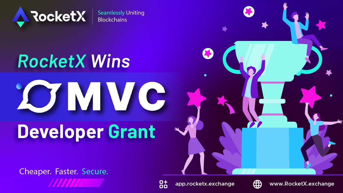 RocketXexchange's tweet image. 🏆 Exciting News! RocketX is thrilled to announce that we've secured a developer grant to supercharge @MVCglobal's Mainnet interoperability with 𝟏𝟎𝟎+ 𝐛𝐥𝐨𝐜𝐤𝐜𝐡𝐚𝐢𝐧𝐬! 🎉

✅ An effortless onboarding experience for #MVC Mainnet users
✅ Increased users, transactions, &amp;amp;…