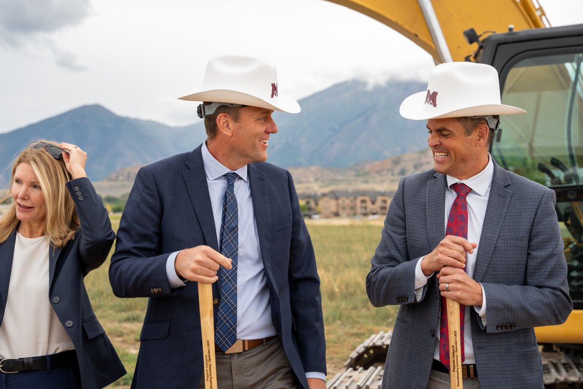 ClydeCompanies's tweet photo. Clyde Companies is proud to support the growth and advancement of technical education. Last week, Clyde Companies President and CEO, Jeremey Hafen, took part in the groundbreaking of the $56 million dollar MountainLand Technical College Payson Campus.
#BuildingABetterCommunity https://t.co/0S8CYdeL8E