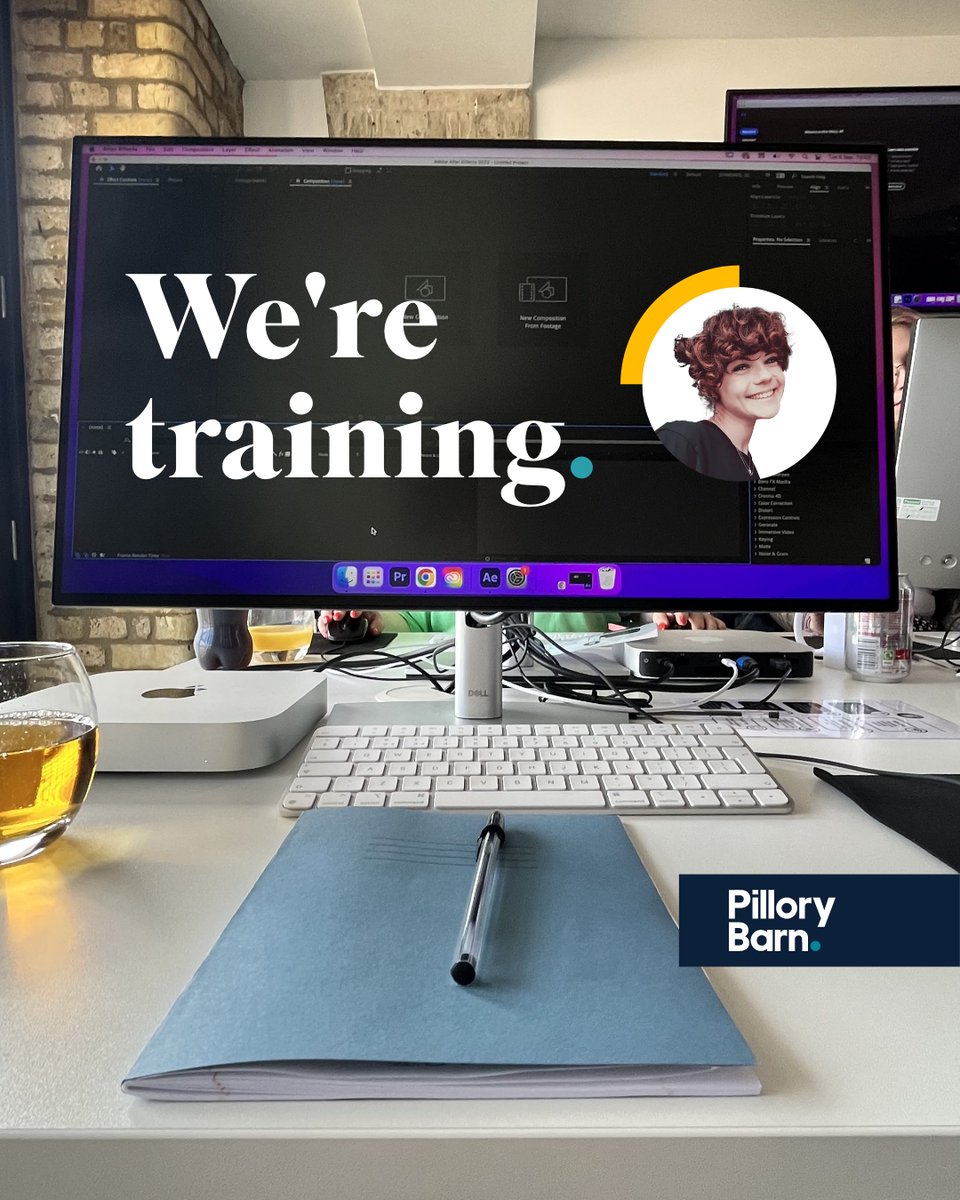 Pillory Barn (@pillorybarn) on Twitter photo Emma from our lovely design team spent the early part of the week brushing up on her motion graphics skills on a course in London with <a href="/MediaTrainingUK/">Media Training</a>
We're all about ensuring we have the know-how to support our clients and this course gave plenty of useful insights. Emma from our lovely design team spent the early part of the week brushing up on her motion graphics skills on a course in London with <a href="/MediaTrainingUK/">Media Training</a>
We're all about ensuring we have the know-how to support our clients and this course gave plenty of useful insights.