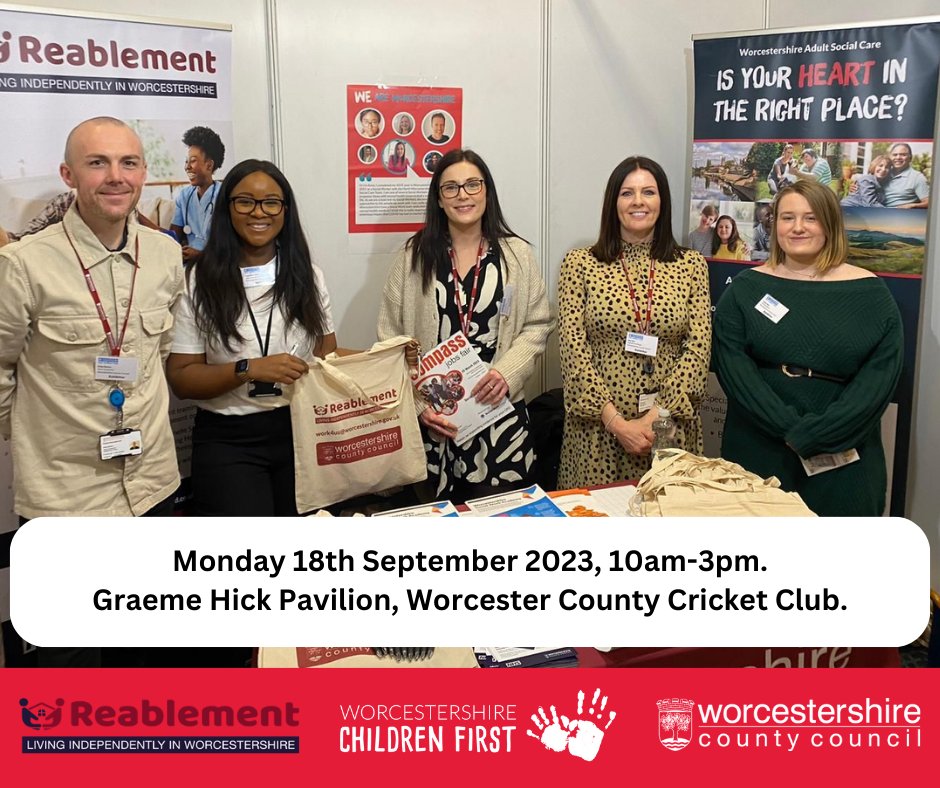 worcscc's tweet photo. Come and join us! We’re holding a recruitment event, giving help and advice on the varied careers on offer at the County Council. Want to know more? Email us at work4us@worcestershire.gov.uk

Find out more about what the County Council has to offer here: https://t.co/gROojnu7id https://t.co/x5bfPh2VmH