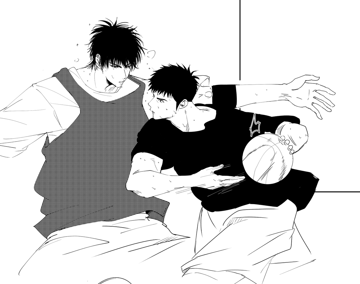 1on1してる流三
描くの力尽きそうだけど楽しい 