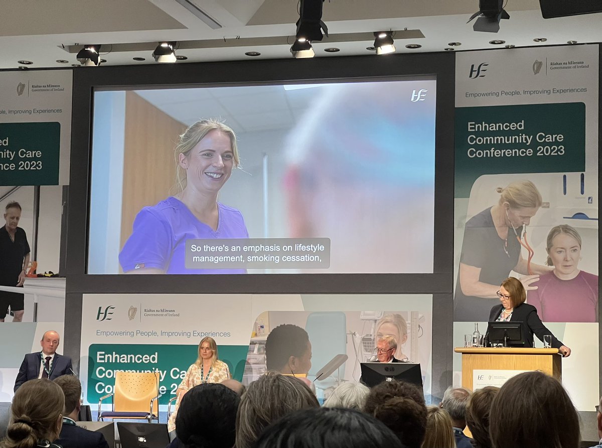 Fantastic #patientcentred presentation at #ECC23 from  the inspiring <a href="/susanbconnolly/">susanconnolly</a> Consultant Cardiologist @saoltagroup highlighting the importance of integrated care &amp; #digitalhealth tools for the treatment of complex multimorbidity 💻 🩺