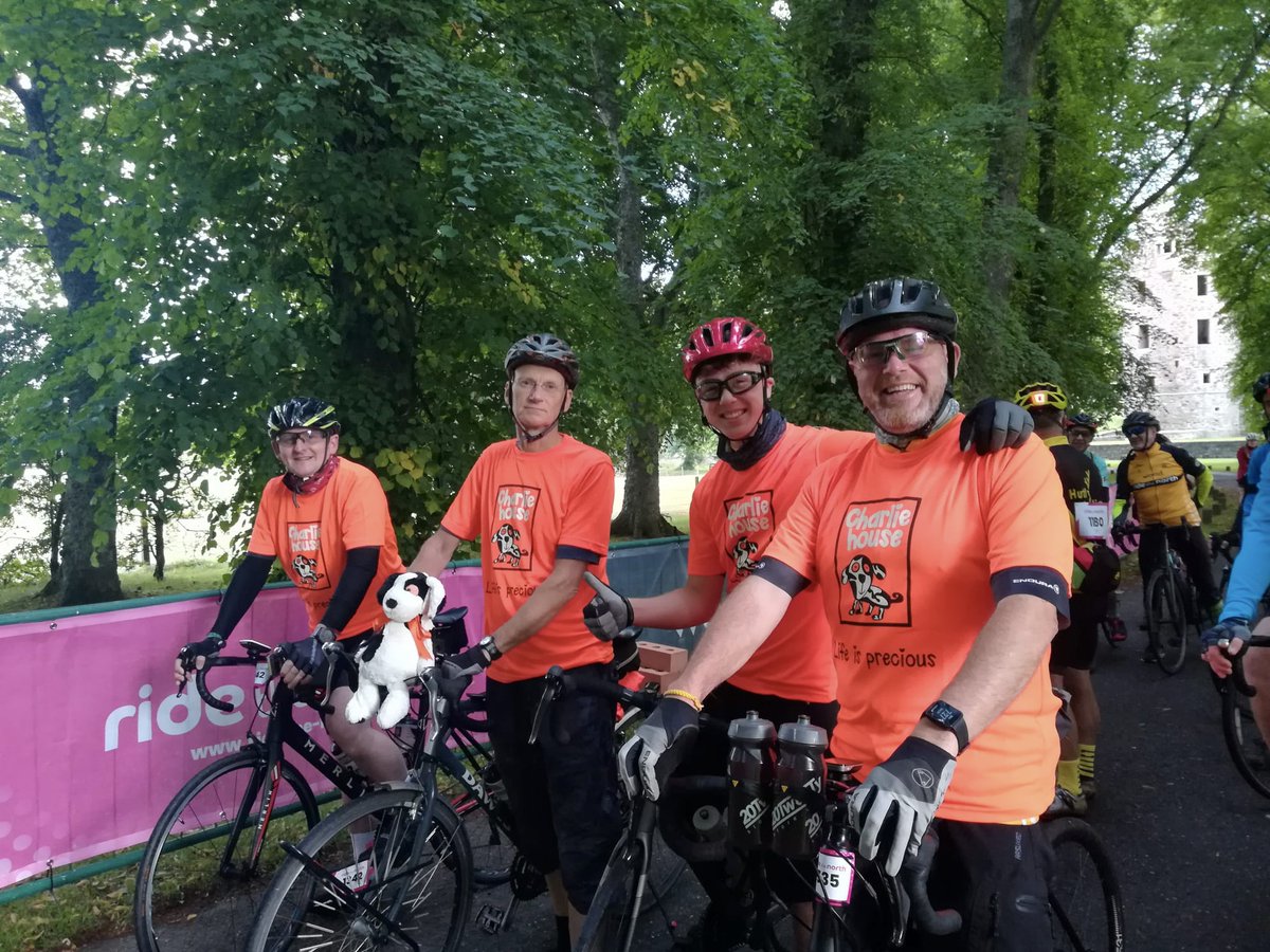 CharlieHouseHQ's tweet photo. We would like to say a HUGE thank you to the 13 riders who took part in @ride_the_north
in support of Charlie House.
Over £6,700, including gift aid, was raised thanks to our riders and their supporters 🧡
#RideTheNorth #Aberdeen https://t.co/CzL8I4cJq0