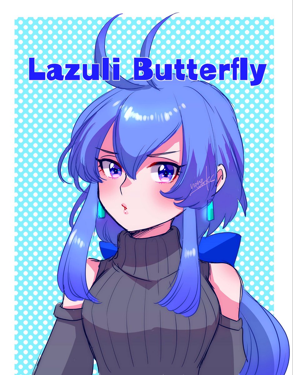 「She's my new OC "Lazuli Butterfly" She i」|🐥nonoのイラスト
