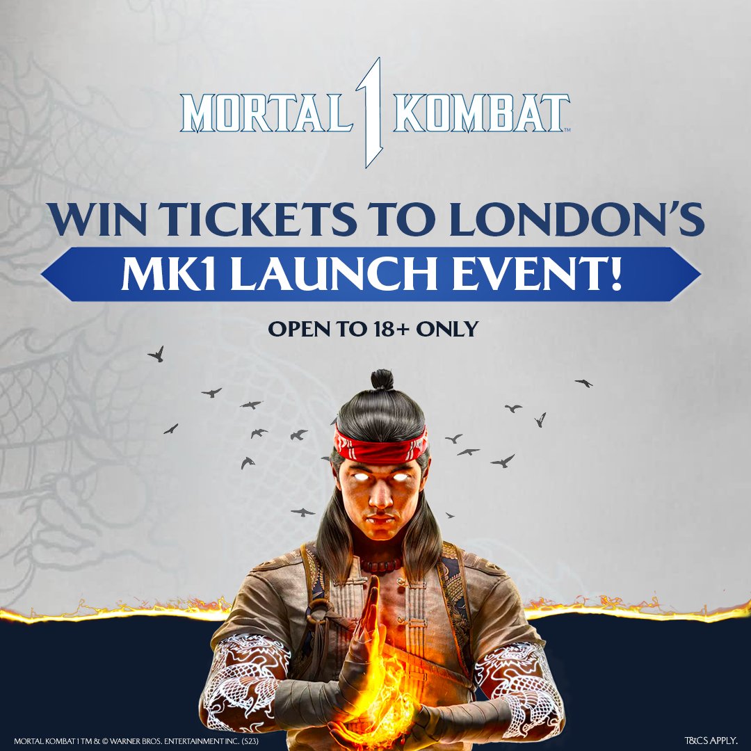 Win 2 tickets to London’s exclusive #MK1 launch event on the 13th September!

To enter, comment with your favourite MK character and make sure you’re following our channel!
Winner will be announced tomorrow!

Entrants must be over 18 years old.
