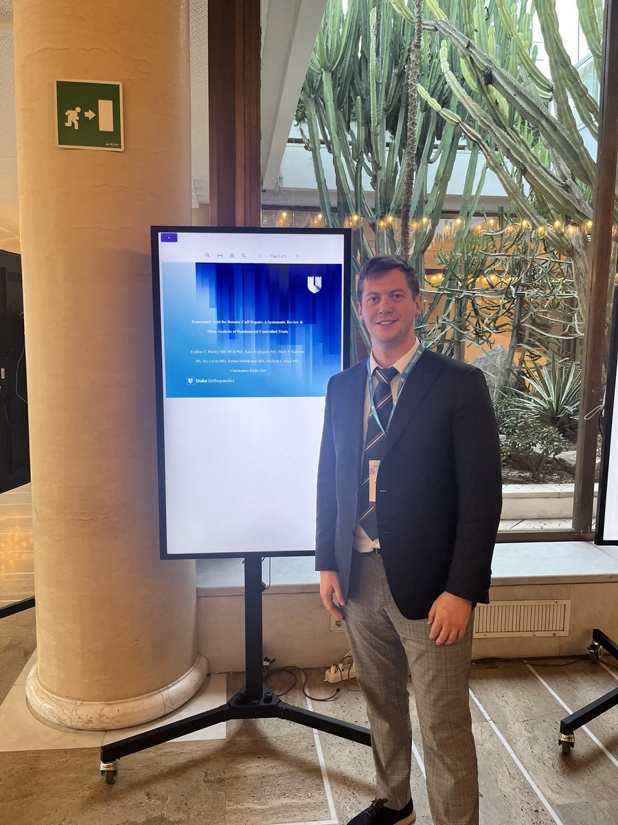 eoghanthurley's tweet photo. Fun week at #ICSES2023 @sececessse @ASESmembers presenting with collaborators from @DukeOrtho @SSCSantry @MOR_Docs @memenendez1 @TOM_R_DOYLE https://t.co/sWakkzdBAa