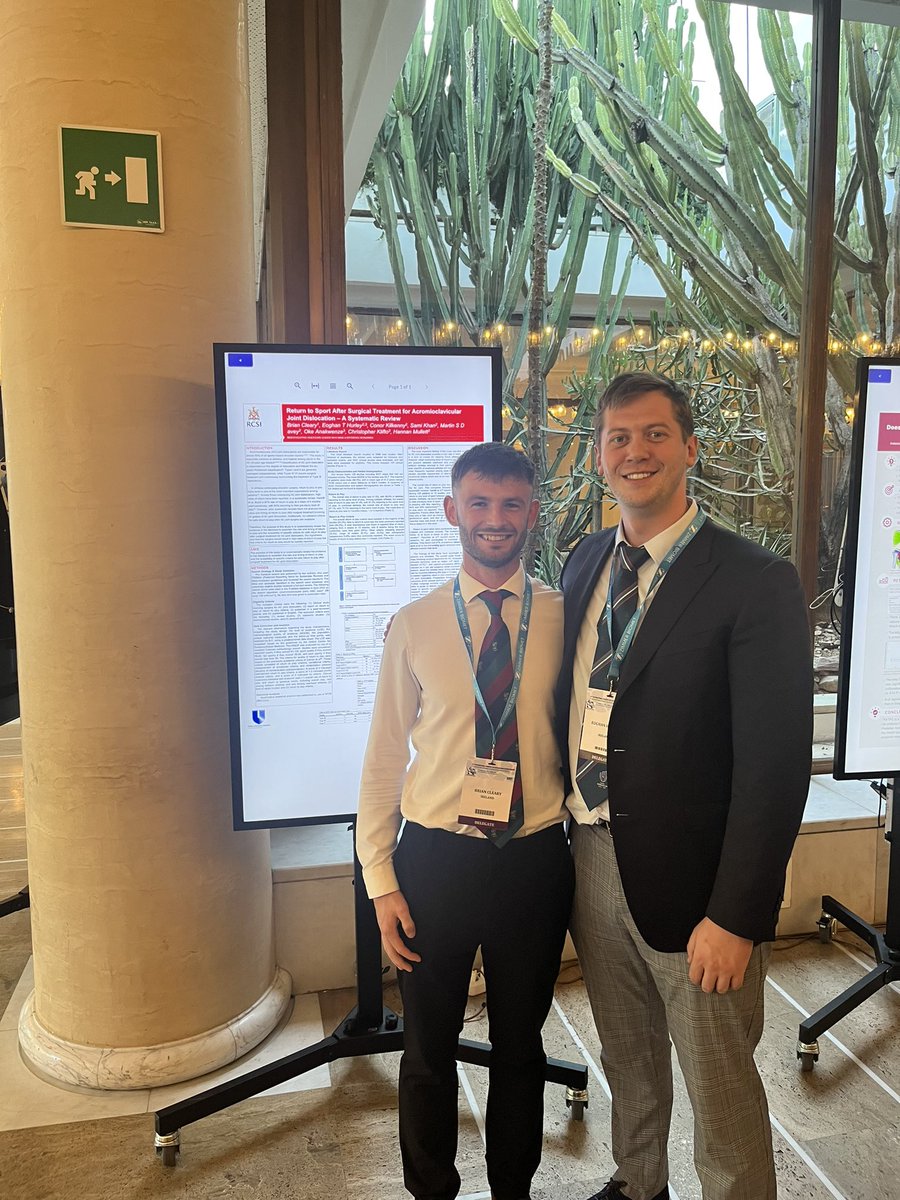 eoghanthurley's tweet photo. Fun week at #ICSES2023 @sececessse @ASESmembers presenting with collaborators from @DukeOrtho @SSCSantry @MOR_Docs @memenendez1 @TOM_R_DOYLE https://t.co/sWakkzdBAa
