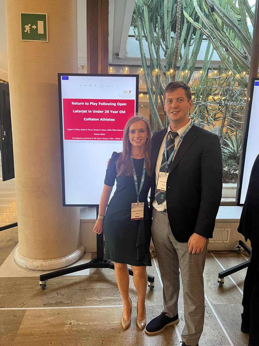 eoghanthurley's tweet photo. Fun week at #ICSES2023 @sececessse @ASESmembers presenting with collaborators from @DukeOrtho @SSCSantry @MOR_Docs @memenendez1 @TOM_R_DOYLE https://t.co/sWakkzdBAa