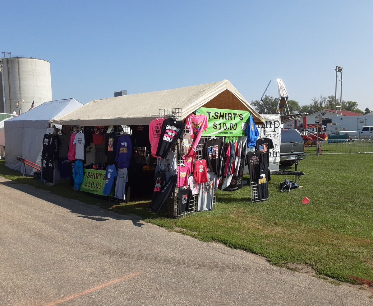 We're rolling at the #LQP #countyfair and on the board, we have some pissed off vendors at me bitching to the board cause they gave me a prime location.. Pimpinwear.com