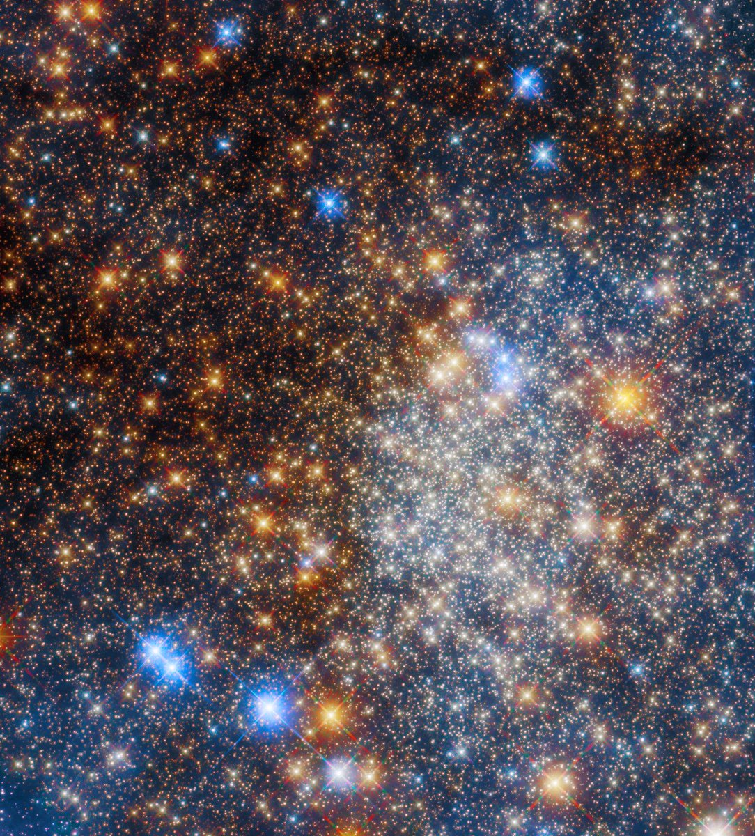 Prepare to be starstruck! This new Hubble image shows Terzan 12, which is a globular cluster – a roughly spherical group of stars bound together by gravity. Terzan 12 is about 15,000 light-years away, nestled in our home galaxy of the Milky Way: go.nasa.gov/45GTnZ8