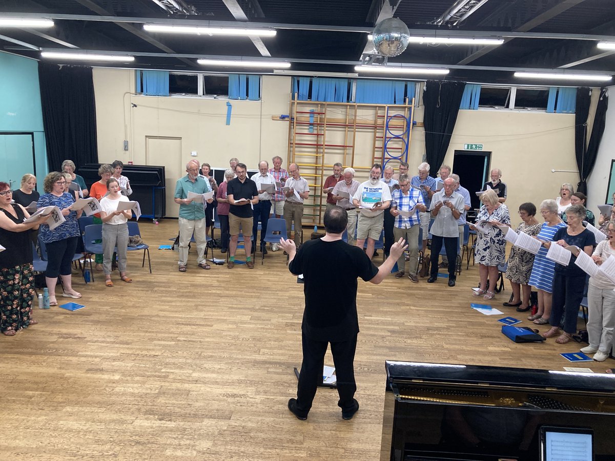 How do you fit in a choir that is now reaching close to 90 members in one shot?
With difficulty is the answer - even perched on a chair!
#royalleamingtonspabachchoir #23for23 #SinginSeptember