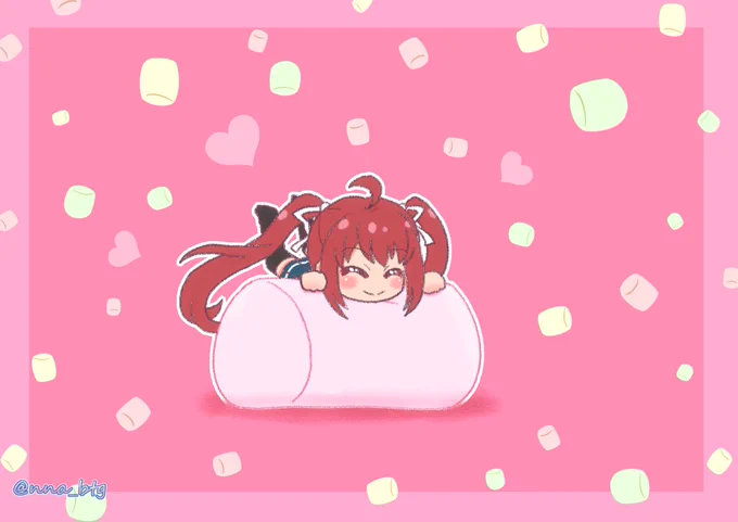 マシュマロクッションモッフンフカフカ～#バトガ #バトルガールハイスクール#蓮見うらら 