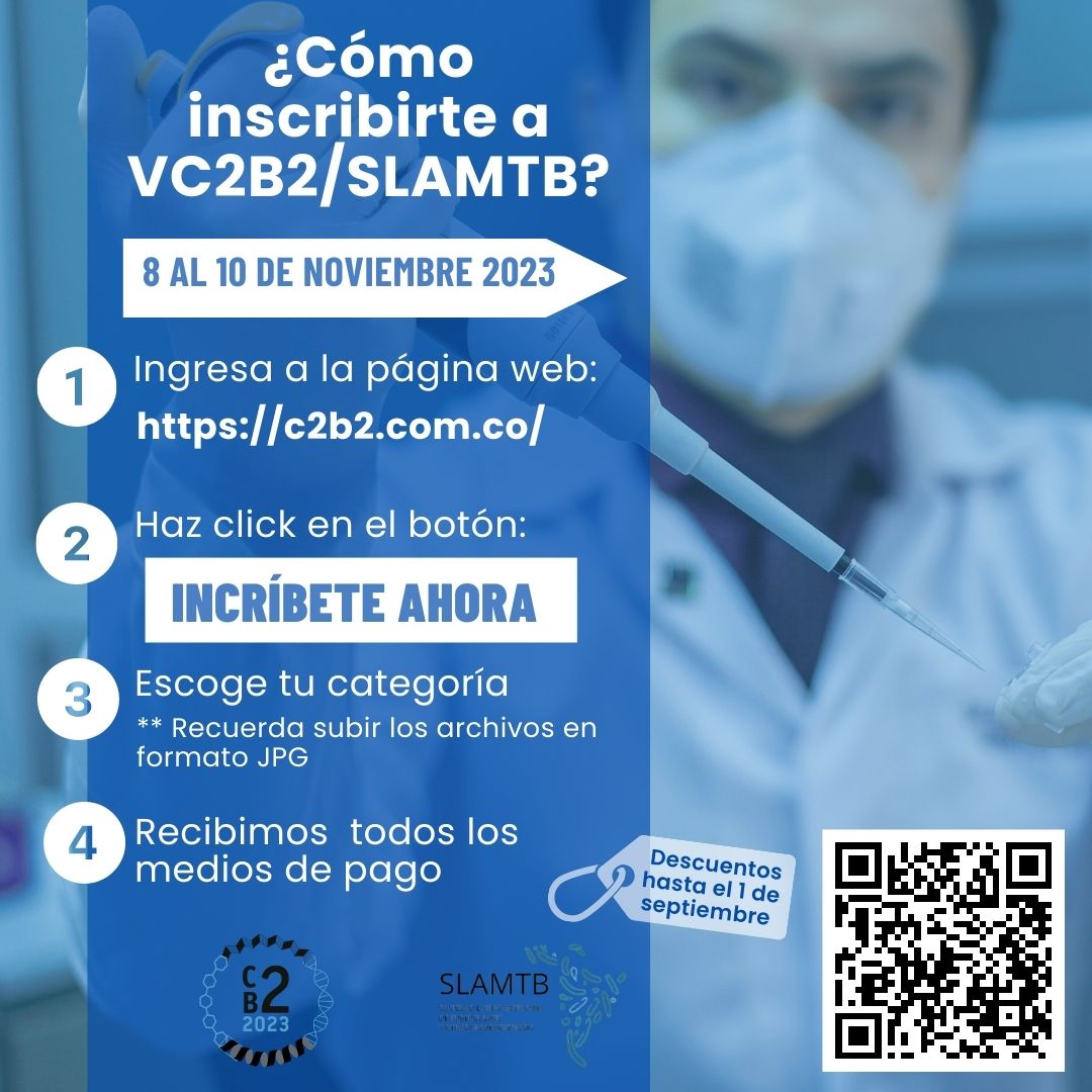 VRIUNAL's tweet photo. #CircularUNAL Agéndate para el V Congreso Colombiano de Bioquímica y Biología Molecular #C2B2 2023, que se celebrará en noviembre en Bucaramanga: https://t.co/GAjbdRE1t9
@SOCOLQUIM @DollyMontoyaUN @QuimicaUN @CamiloYounes @CienciasUNALBog @DIEB_UNAL @DieUNMed @UIS #UNAL https://t.co/jp3Fnhg8WJ