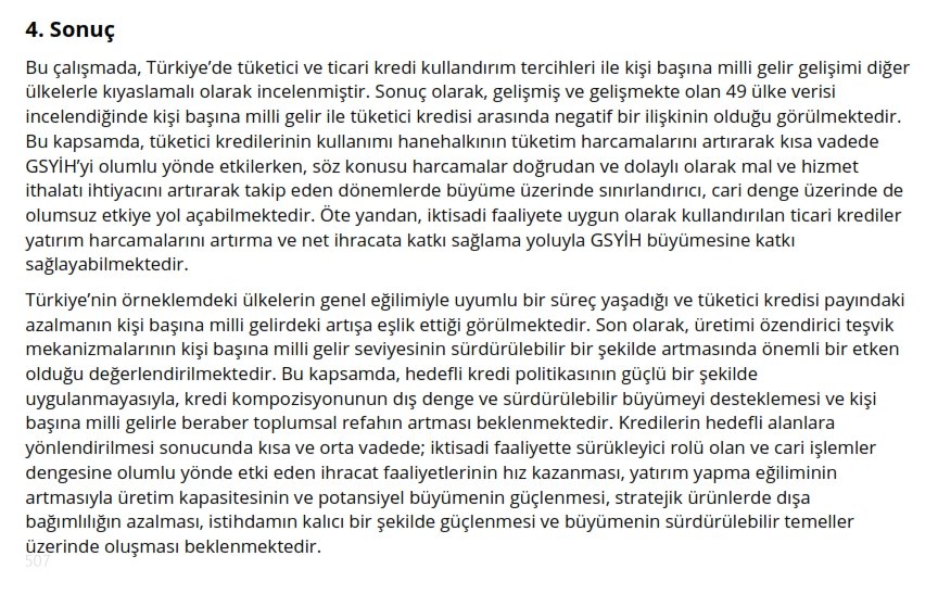 TCMB dünkü araştırma notunda şöyle demişti:

"Tüketici kredileri früktoz şuruplu bir tatlıdır. Yiyince mutlu eder ama ileri vadede zararlıdır; büyümeye köstek olur, hem de cari açığı artırır. Seçilmiş ticari krediler ise milli geliri ve istihdamı artırır. Bu tercih edilmelidir."