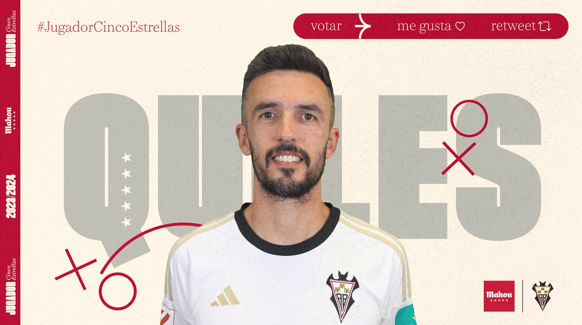 futbolmahou's tweet photo. @MFuster10 @AlbaceteBPSAD RT o MG si crees que @Albertoquiles9  ha sido el #JugadorCincoEstrellas del @AlbaceteBPSAD en agosto (3/6) https://t.co/HJjk30Gy2Y