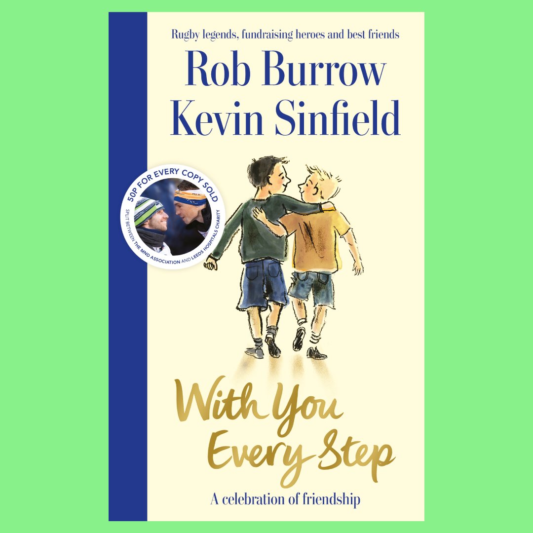 SeriousAboutRL's tweet photo. The cover of Rob Burrow and Kevin Sinfield's book ❤️ https://t.co/Oye1SnMK3N