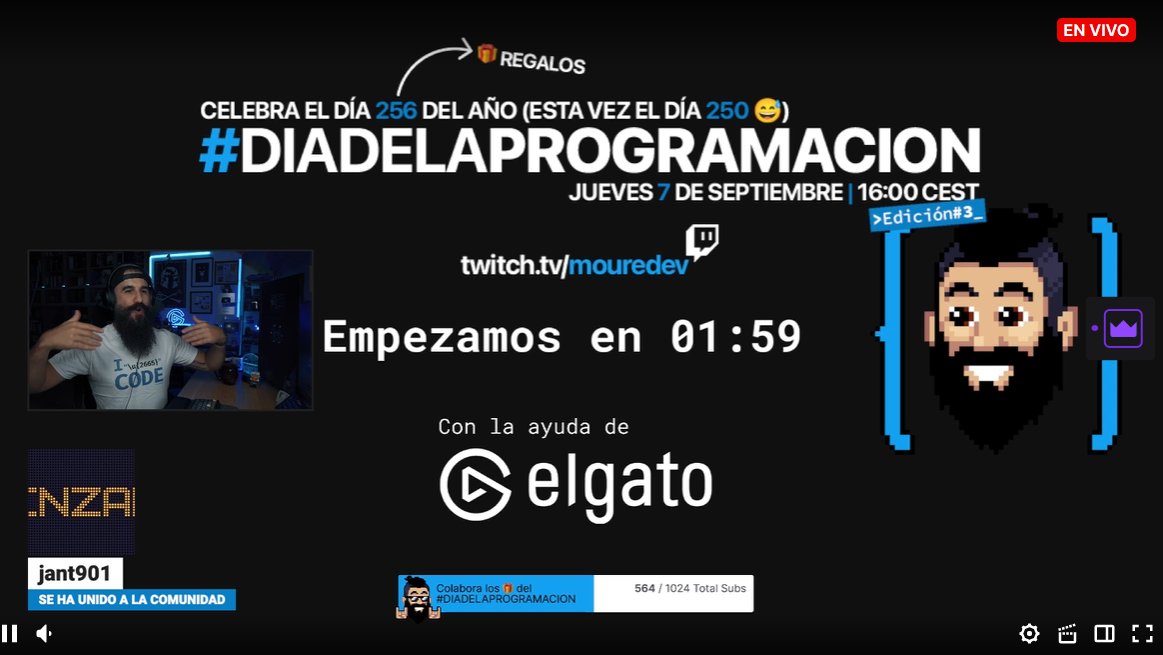 Carlos_epl90's tweet photo. @MoureDev #DiaDeLaProgramacion https://t.co/ae5qJOyghi