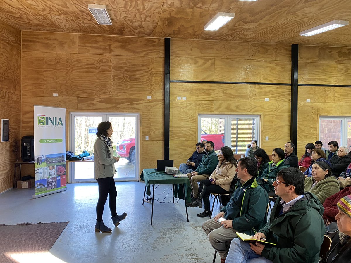 INIA_Chiloe's tweet photo. Esta mañana, nos encontramos con agricultoras y agricultores de la comuna de Ancud, en seminario; “Identificación de plagas subterráneas en praderas y su manejo preventivo". @MinagriCL @MinagriLosLagos @IndapLosLagos @inia_remehue @iniachile @INDAP_Chile @muniancud https://t.co/Cf24vAy6Zg
