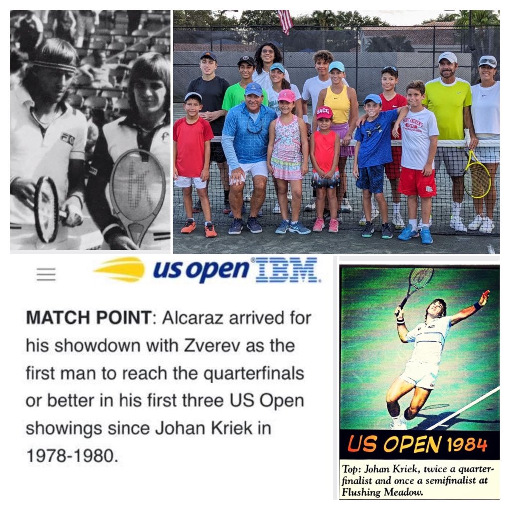 Kicking off our 2023 junior training season in Boca Raton &amp; Jupiter, Palm Beach Florida, during the <a href="/usopen/">US Open Tennis</a> with a two-time Grand Slam Champion and a US Open semi-finalist, <a href="/johankriek/">Johan Kriek</a>. Join us now! Space limited! For a free intro session, text 561.814.3655 #usopen #JohanKriek