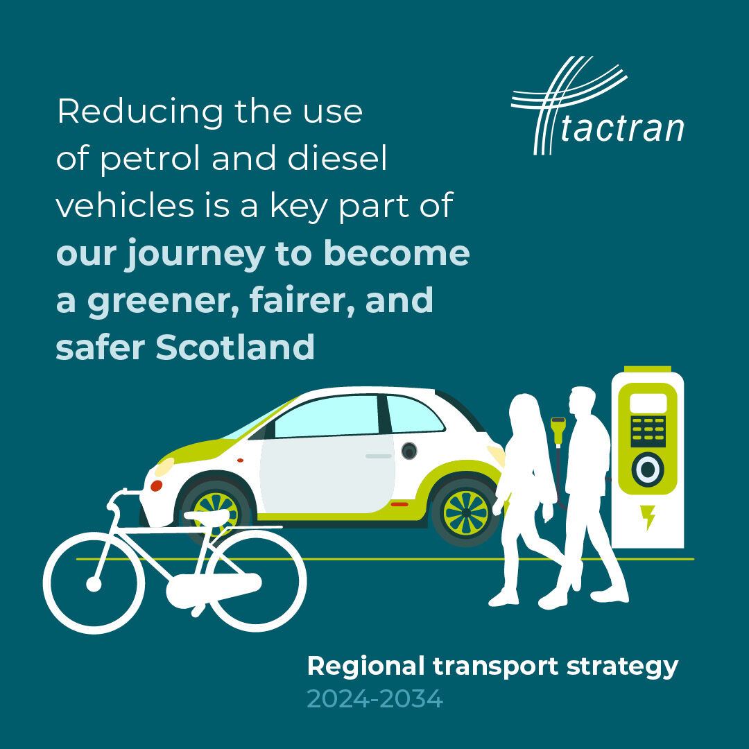 Reducing the overall use of petrol and diesel vehicles is a key part of our journey to become a greener, fairer, and safer Scotland. Get in touch at info@tactran.gov.uk with questions about the regional transport strategy. #RTS #Tayside #Smarterchoices storymaps.arcgis.com/stories/696f6c…