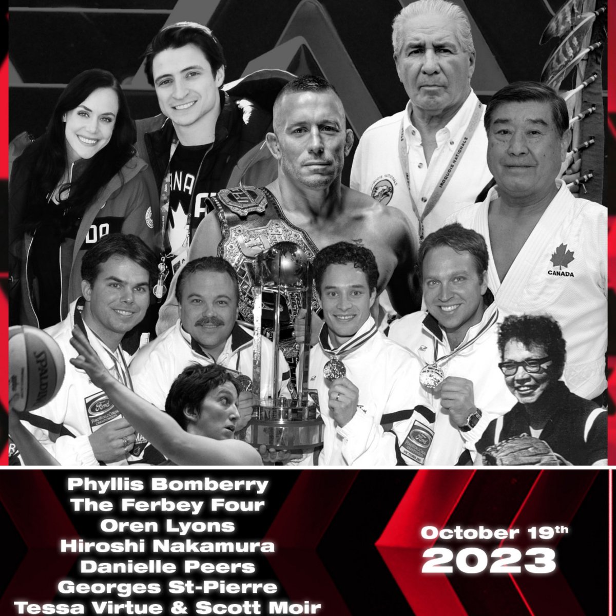 Congratulations Class of 2023 Canada's Sports Hall of Fame @sportshall Great champions who speak to the power of sport. Looking forward to induction Oct 19 Museum of Civilization Gatineau with @CPetitclerc @cbc @cbcsports @CBCOlympics @TeamCanada @CDNParalympics #orderofsport