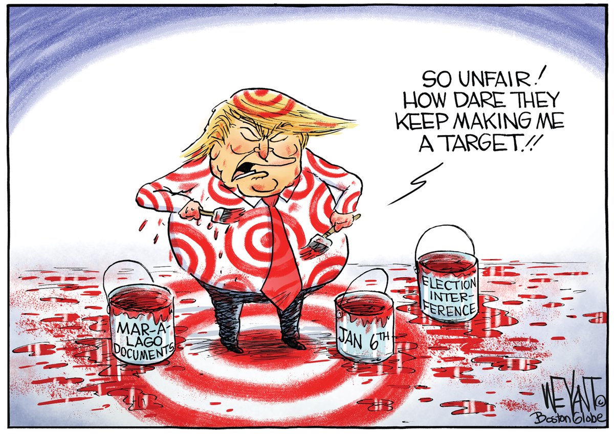 EandPCartoons's tweet photo. Christopher Weyant, The Boston Globe @ChristophWeyant #TrumpTarget https://t.co/B9MUEdwxo2