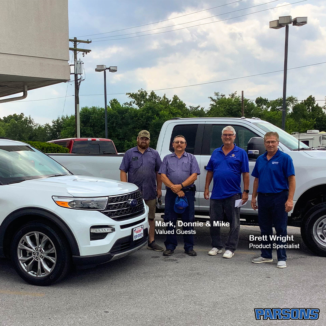 kentParsonsFord's tweet photo. Congratulations to our valued guests on their #vehicle  purchases. Thank you for choosing Kent Parsons Ford and welcome to the family. 🎉  

Randy - #Ford Ranger 
Mark, Donnie &amp; Mike - Ford Super Duty F-250 &amp; Ford Explorer

#ParsonsFord #KentParsonsFord #cardealership #shoplocal https://t.co/zUreJctlyD