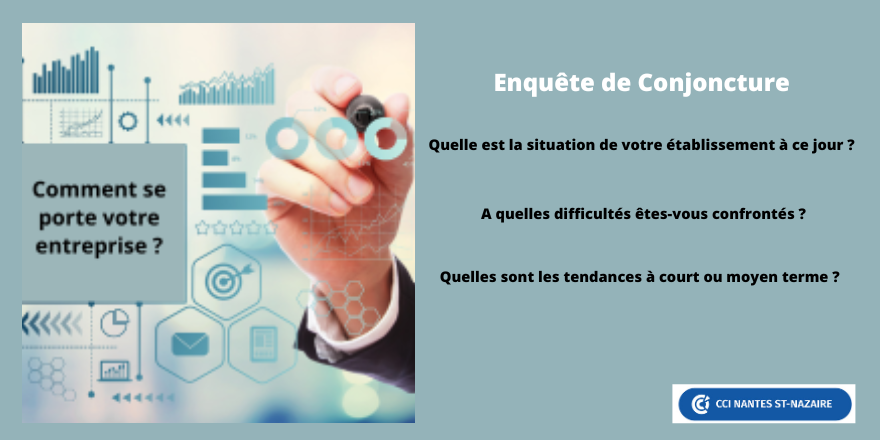[Conjoncture]📢Entreprises de Loire-Atlantique, vous n'avez pas encore répondu à notre enquête ? Pas de panique😉Il reste encore quelques jours pour nous faire part de votre situation ! Réponses en quelques clics👉cutt.ly/owkoZwO0