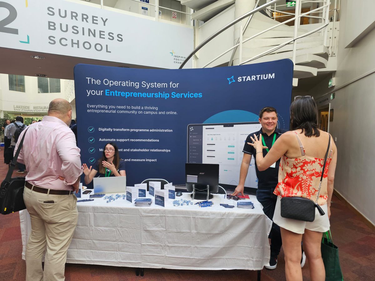Startium (@startiumhq) on Twitter photo We’ve been having a blast at the <a href="/EEUK/">Enterprise Educators</a> International Enterprise Educators Conference at University of Surrey this week.
Lovely to spend time catching up with university partners and making lots of new connections.
If you’re about come say hello 👋
#ieec23 We’ve been having a blast at the <a href="/EEUK/">Enterprise Educators</a> International Enterprise Educators Conference at University of Surrey this week.
Lovely to spend time catching up with university partners and making lots of new connections.
If you’re about come say hello 👋
#ieec23