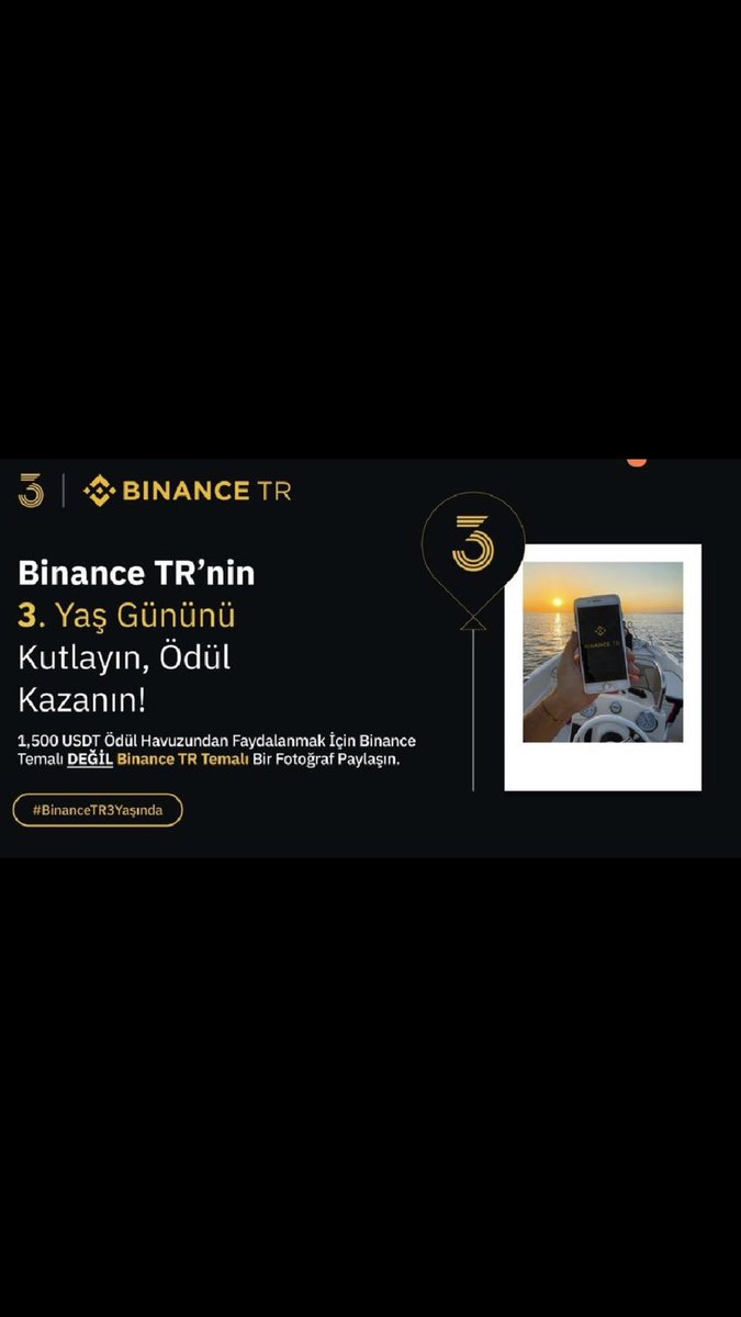 ABAKHarun's tweet photo. #BinanceTR3Yaşında
#BinanceTR https://t.co/VMsyerffbm