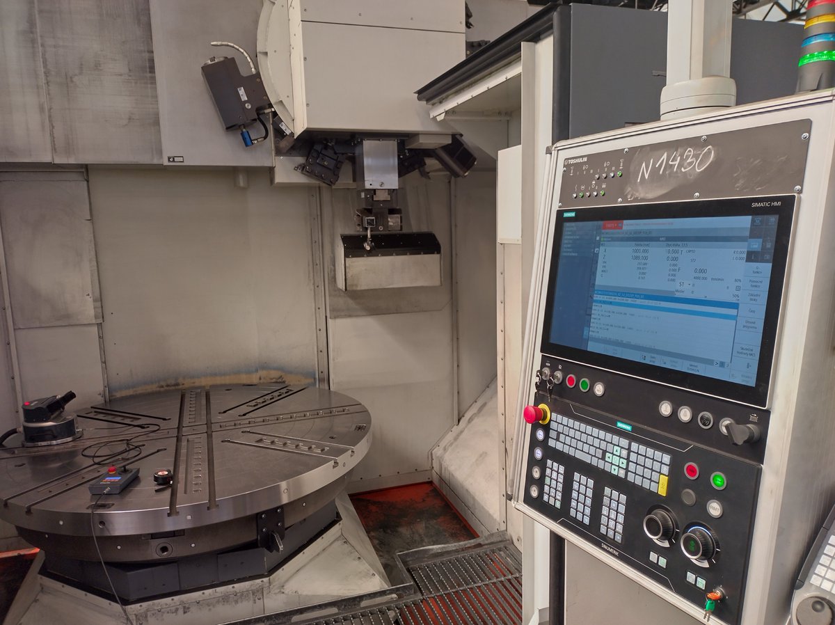LevelUp_eu's tweet photo. ⚙The SKIQ16 machine is modernized in @LevelUp_eu for Pilot Line 1 by TOSHULIN. One of the new features after its modernization, is application of volumetric compensation VCS A5plus on Sinumerik One control system. This part of PL1 is a collaboration between TOSHULIN &amp; @FMEbutENG https://t.co/ebZxnEX7fm