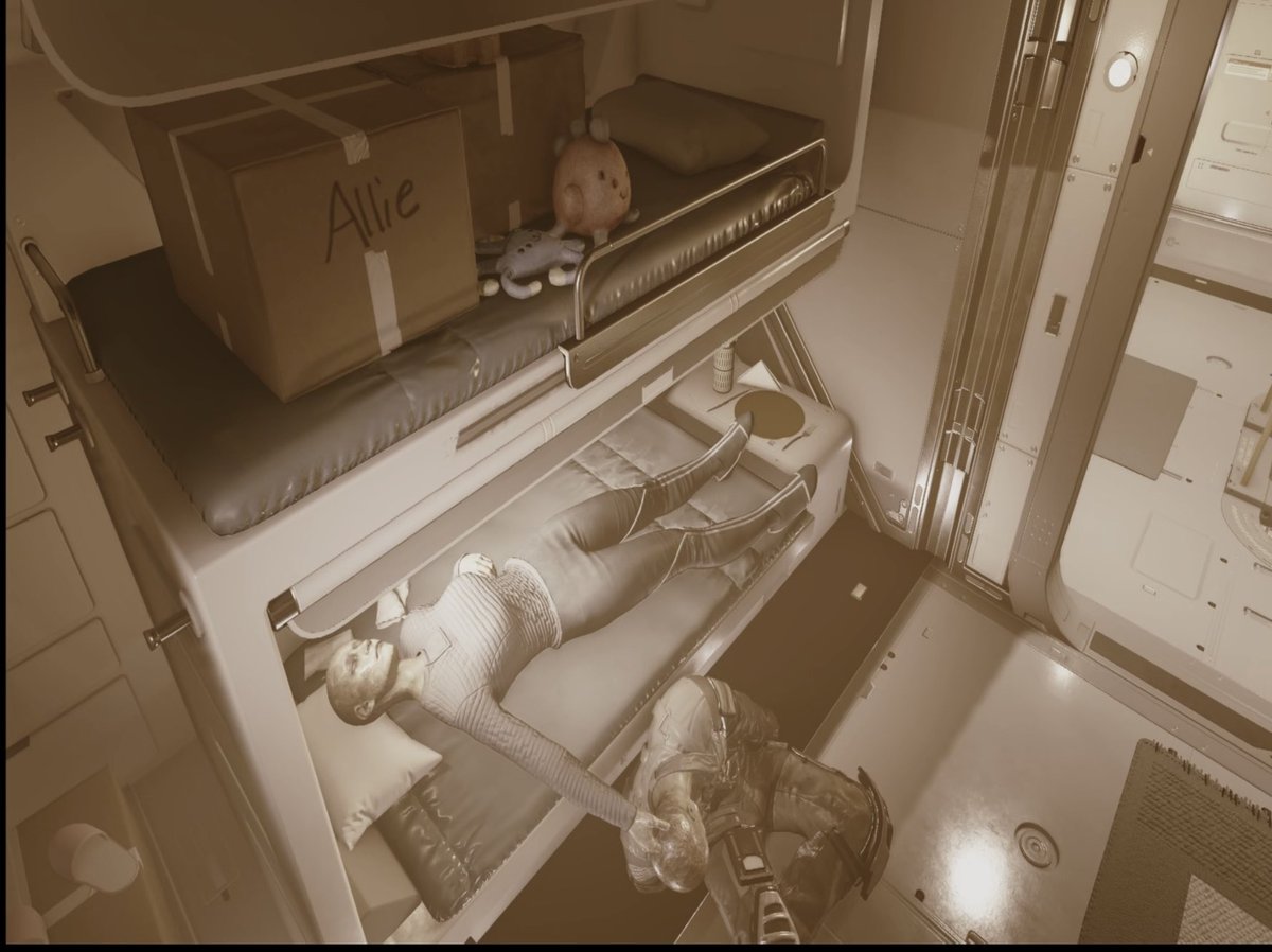 IronyisDead's tweet photo. And the random encounters you come by. I stumbled across a ship just floating in space. I docked and expected a fight, but instead found probably one of the most heart breaking encounters I’ve encountered in a game in a long time.

IYKYK. https://t.co/ffEwzByAxv