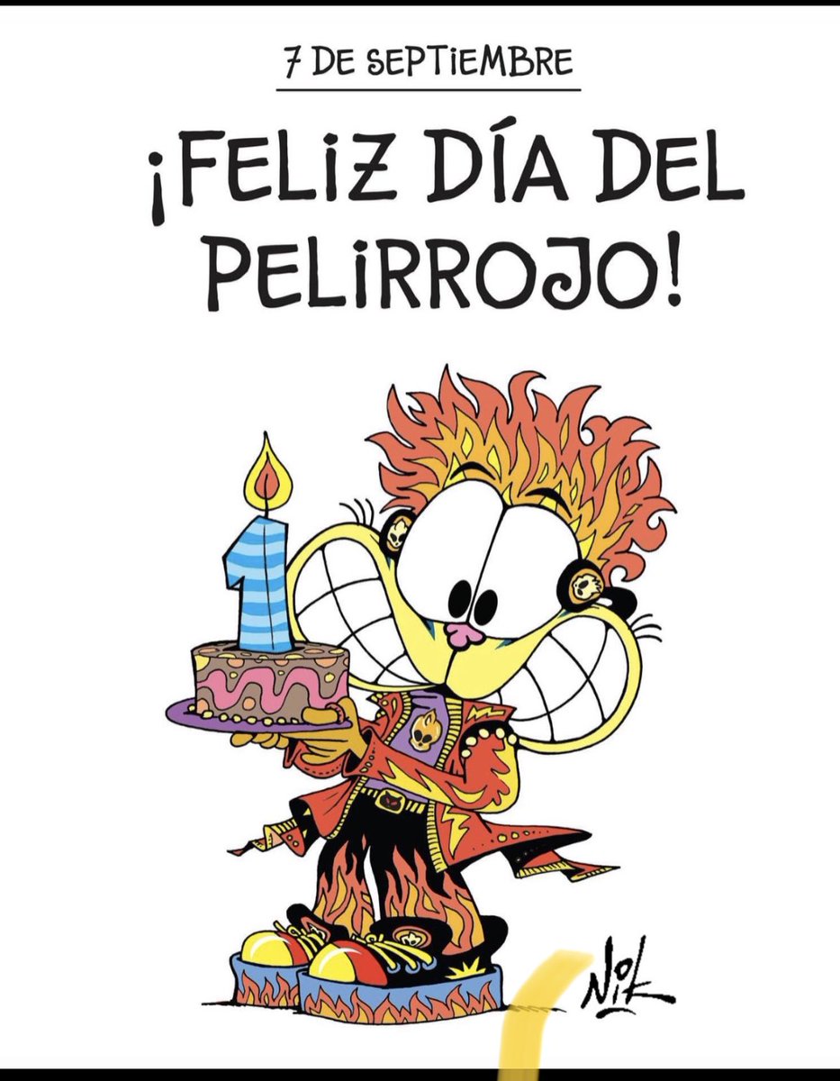 En la sección de “asuntos sin importancia” hoy es el día del pelirrojo, así celebro ser parte de ese 1% de la población 🙃