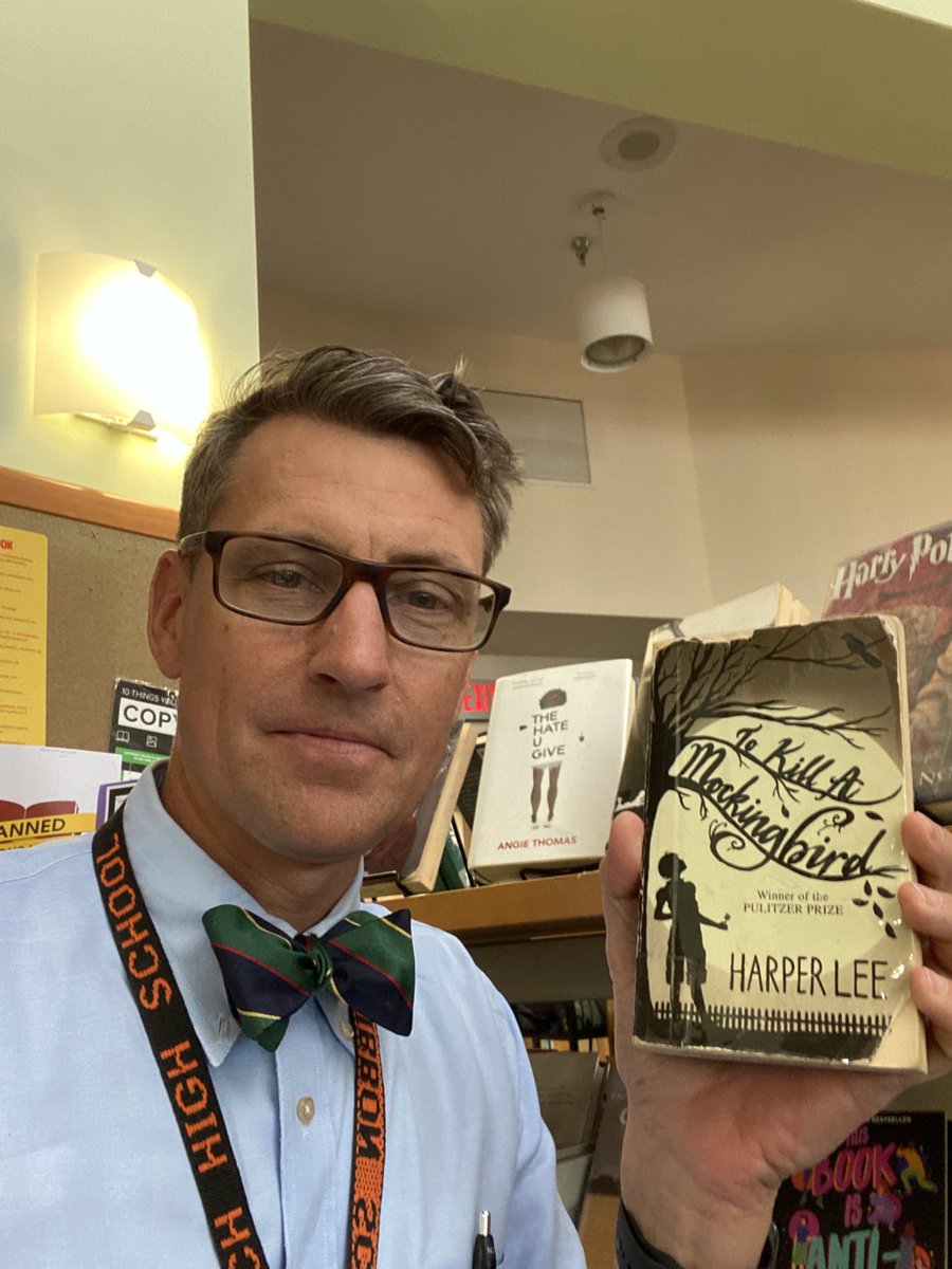 IPS_Mitch's tweet photo. My favorite banned book in our “banned book” display in our library https://t.co/8RG1SuTsq9