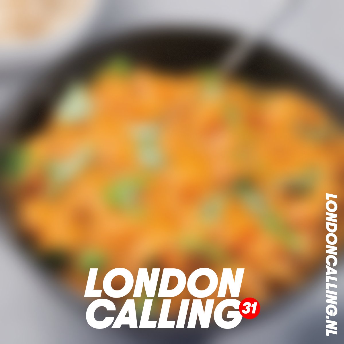 Curry is widely considered a national dish of the UK. During London Calling, get yourself a delicious pumpkin curry with naan, made with love by the talented chefs of Slikwild. Book your hearty meal in advance through the ticket button at londoncalling.nl. Bon appétit!🍴