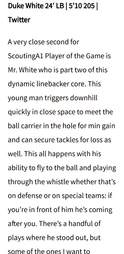 Thank you to @ScoutingA1 for the great article! @RedHawkFB @Freddiewhite28 #thejoker I bleed 🩸 red‼️💯