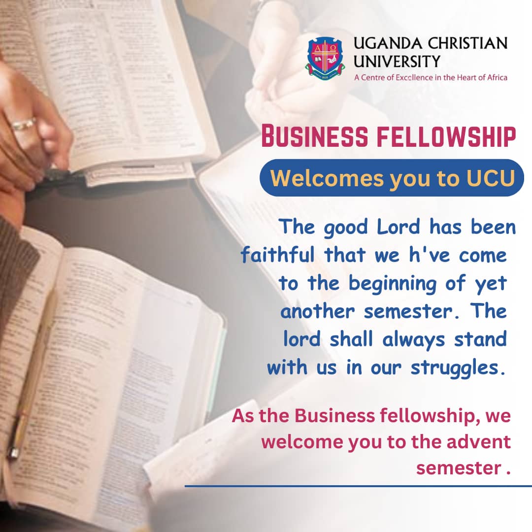 Busfellowship's tweet photo. "🌟 Welcome to the Advent semester at @UCUniversity ! 🙏 Let this season of hope and faith inspire your academic journey. May your studies be guided by Christian values, light, and wisdom. 📚 #AdventSemester #UCU https://t.co/ulXzxn543g