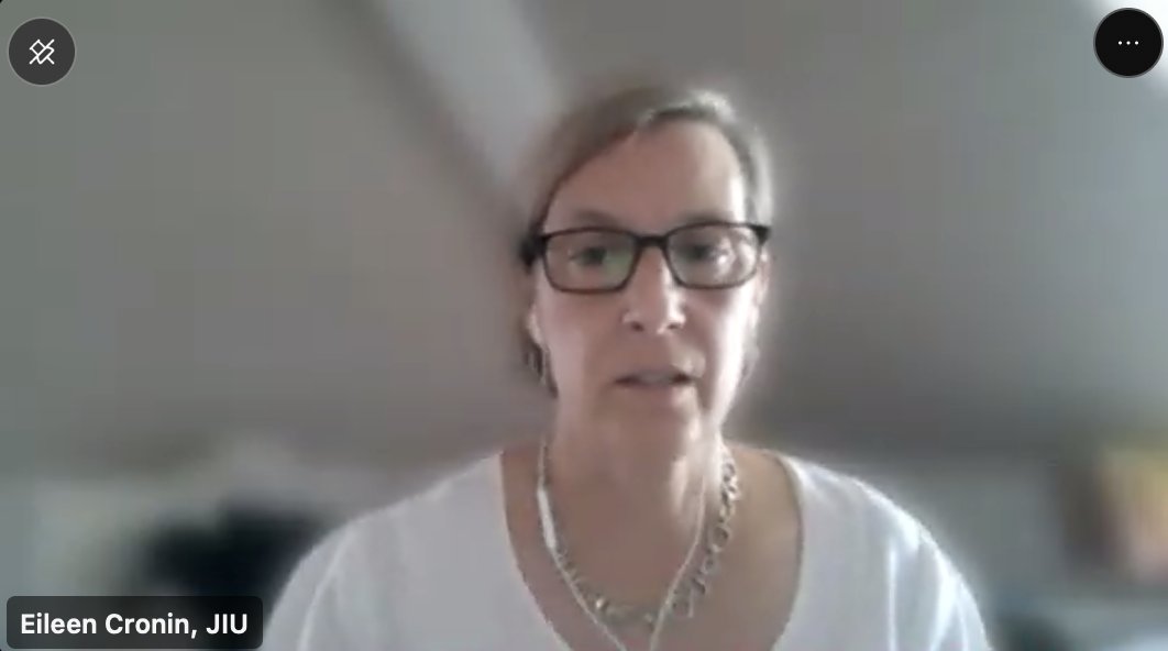 UNITAR_NYO's tweet image. Joining us live from Geneva, Switzerland, Ms. Eileen Cronin, Inspector at the Joint Inspection Unit (JIU), shares insights on the JIU&apos;s vital role within the Fifth Committee and the United Nations 

#UN #FifthCommittee @swiss_un