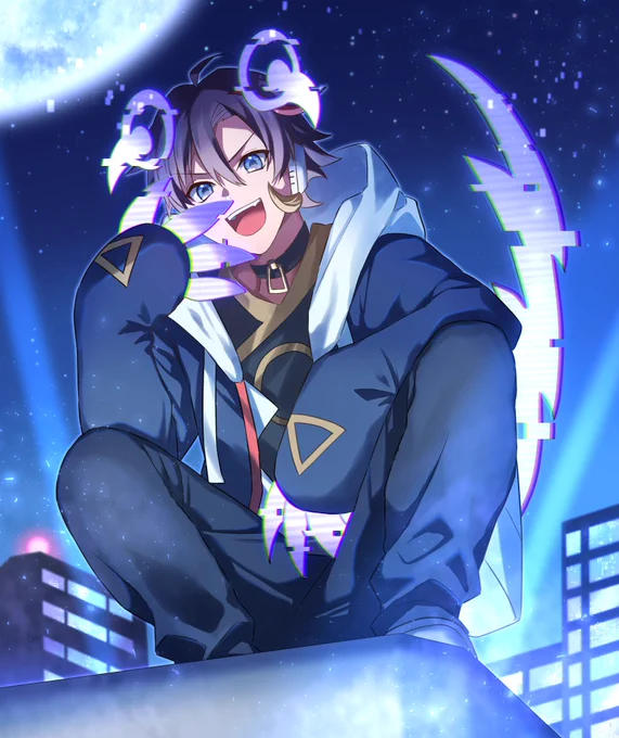 夜の街に突如繰り出してほしい#さ絵ぐさ 