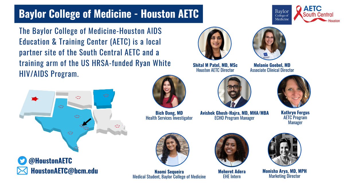 HoustonAETC's tweet image. Need free training on #HIV topics? 
Reach out to us @bcmhouston @BCMDeptMedicine.

#MedEd #HIVTwitter #ContinuingEducation
@scaetcnm