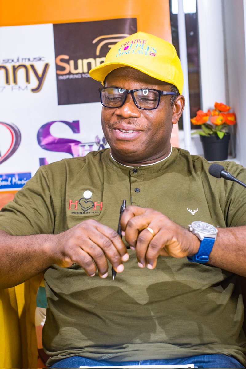 SunnyFMGhana's tweet photo. Enjoy some pictures from our Interview with AMOS KEVIN-ANNAN this morning on Guarding your marriage from interferences...
#Love
#couplesretreat
#sunnyiseverywhere
#imdrive
#Sunny887FM https://t.co/znWURdHsfY