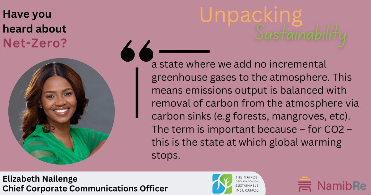 namib_re's tweet image. Namibia has expressed interest to participate in Carbon Market-based mechanisms as a financing option for meeting its mitigation targets in the NDC and raising its mitigation ambitions.

#sustainabilityseptember #sustainabilitymatters #EconomicTransformation