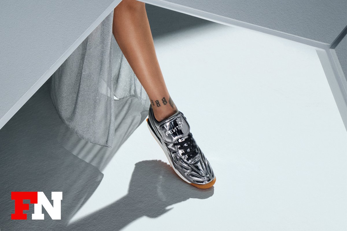 FootwearNews's tweet photo. “We had to  extend the line to kids so the whole family can be a part of this,” @rihanna  told FN, in one of her first interviews since giving birth. The Fenty x Puma Avanti unisex sneaker, launching next week, will be offered in all size ranges and for kids for the first time.