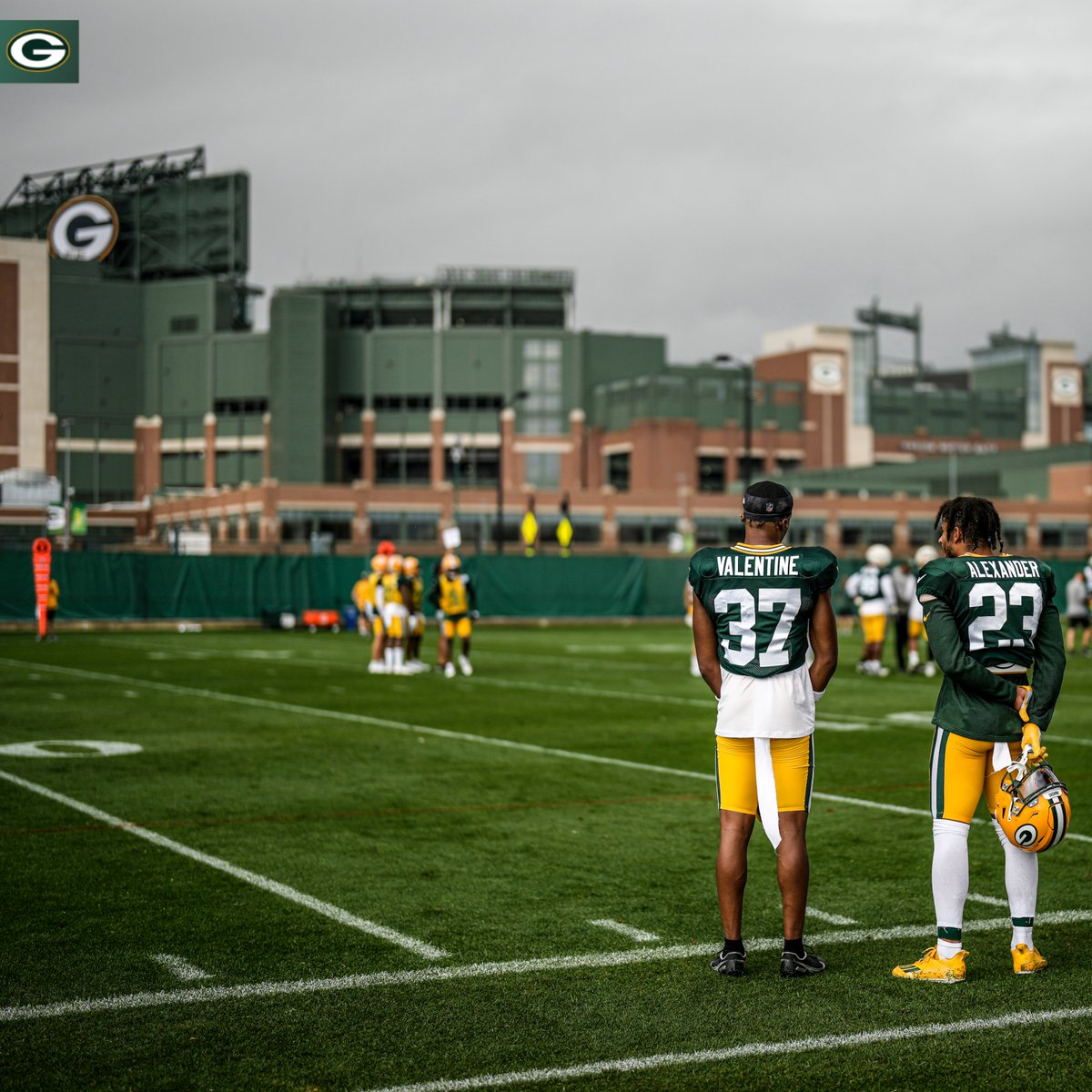 Learning from the best. #GoPackGo